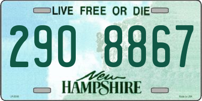 NH license plate 2908867