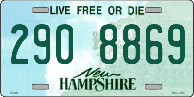 NH license plate 2908869
