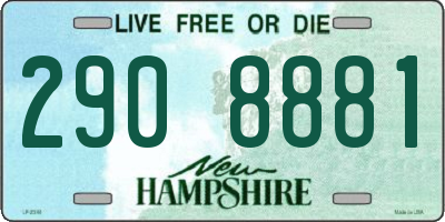 NH license plate 2908881
