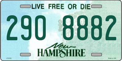 NH license plate 2908882