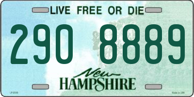 NH license plate 2908889
