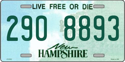 NH license plate 2908893