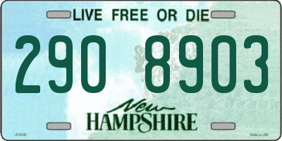 NH license plate 2908903