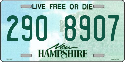 NH license plate 2908907