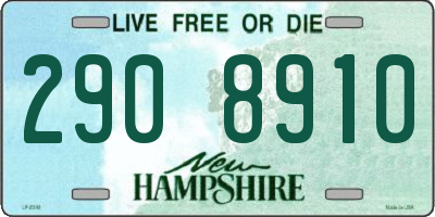 NH license plate 2908910