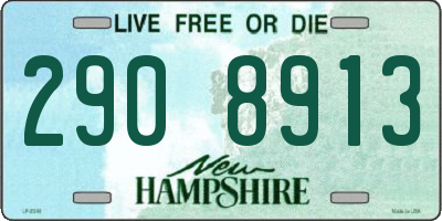 NH license plate 2908913