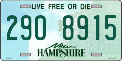 NH license plate 2908915