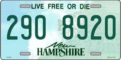 NH license plate 2908920