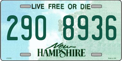 NH license plate 2908936