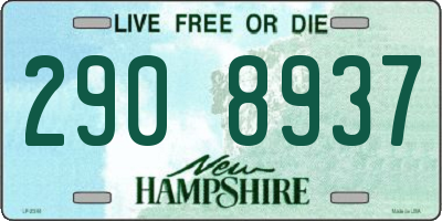 NH license plate 2908937