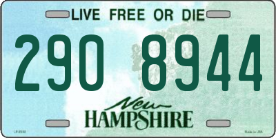 NH license plate 2908944