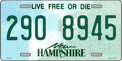 NH license plate 2908945