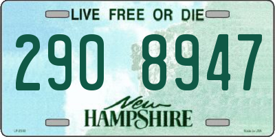 NH license plate 2908947