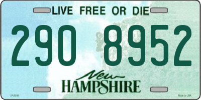 NH license plate 2908952