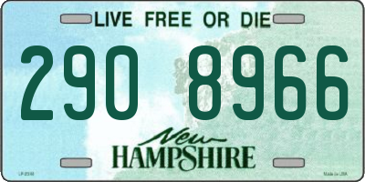 NH license plate 2908966