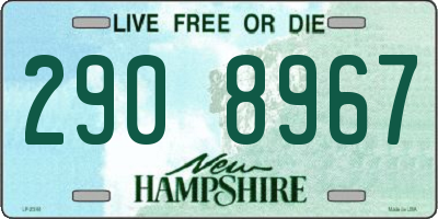 NH license plate 2908967