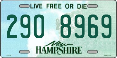 NH license plate 2908969