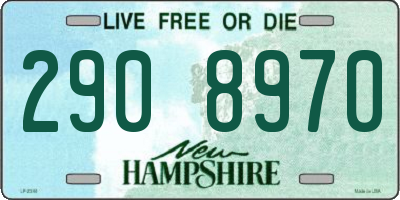 NH license plate 2908970