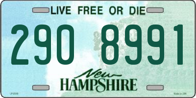 NH license plate 2908991
