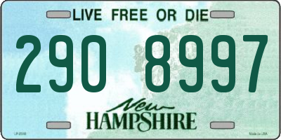 NH license plate 2908997
