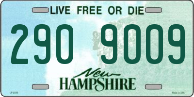 NH license plate 2909009
