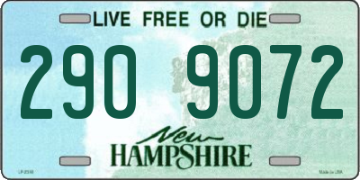 NH license plate 2909072