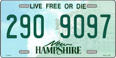 NH license plate 2909097