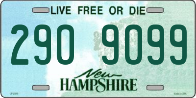 NH license plate 2909099