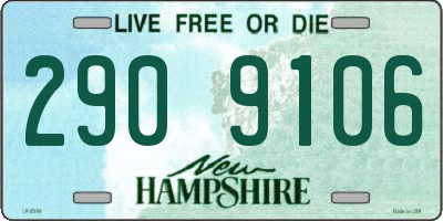 NH license plate 2909106
