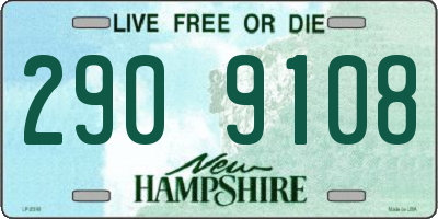 NH license plate 2909108