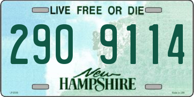 NH license plate 2909114