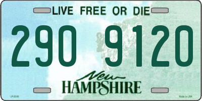NH license plate 2909120