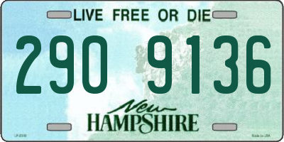 NH license plate 2909136