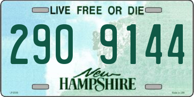NH license plate 2909144