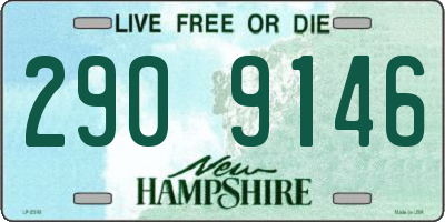 NH license plate 2909146