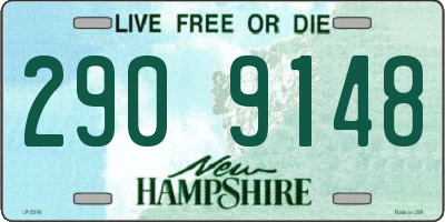 NH license plate 2909148