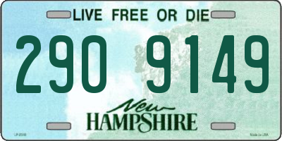 NH license plate 2909149