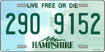 NH license plate 2909152