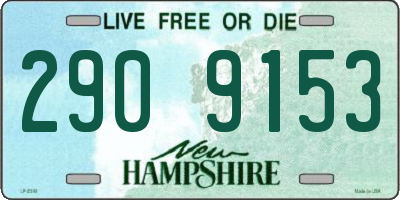 NH license plate 2909153