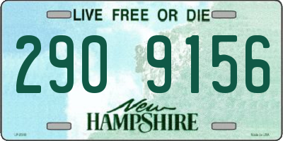 NH license plate 2909156