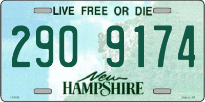 NH license plate 2909174