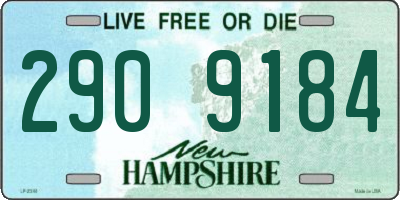 NH license plate 2909184