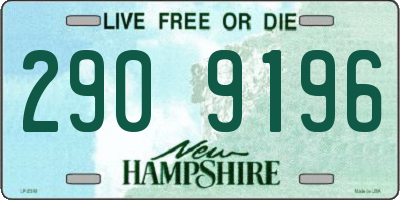 NH license plate 2909196