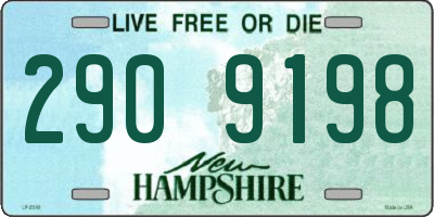 NH license plate 2909198