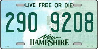 NH license plate 2909208