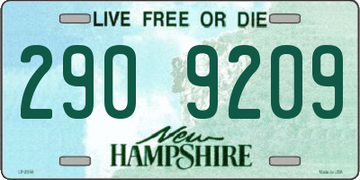 NH license plate 2909209