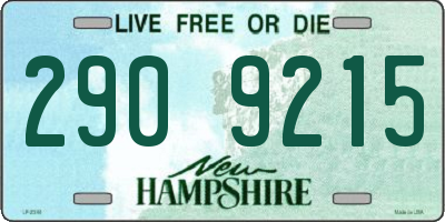 NH license plate 2909215
