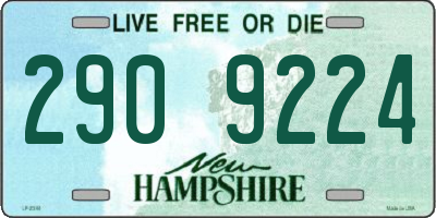 NH license plate 2909224