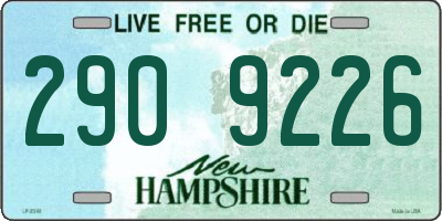NH license plate 2909226