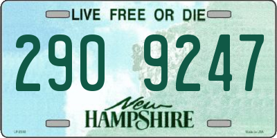 NH license plate 2909247